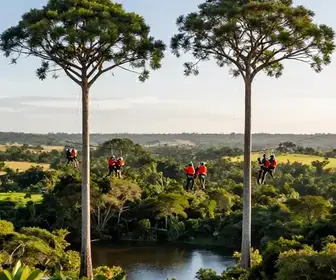 Aventura na Tirolesa em Pedra Caída: Uma Experiência Inesquecível